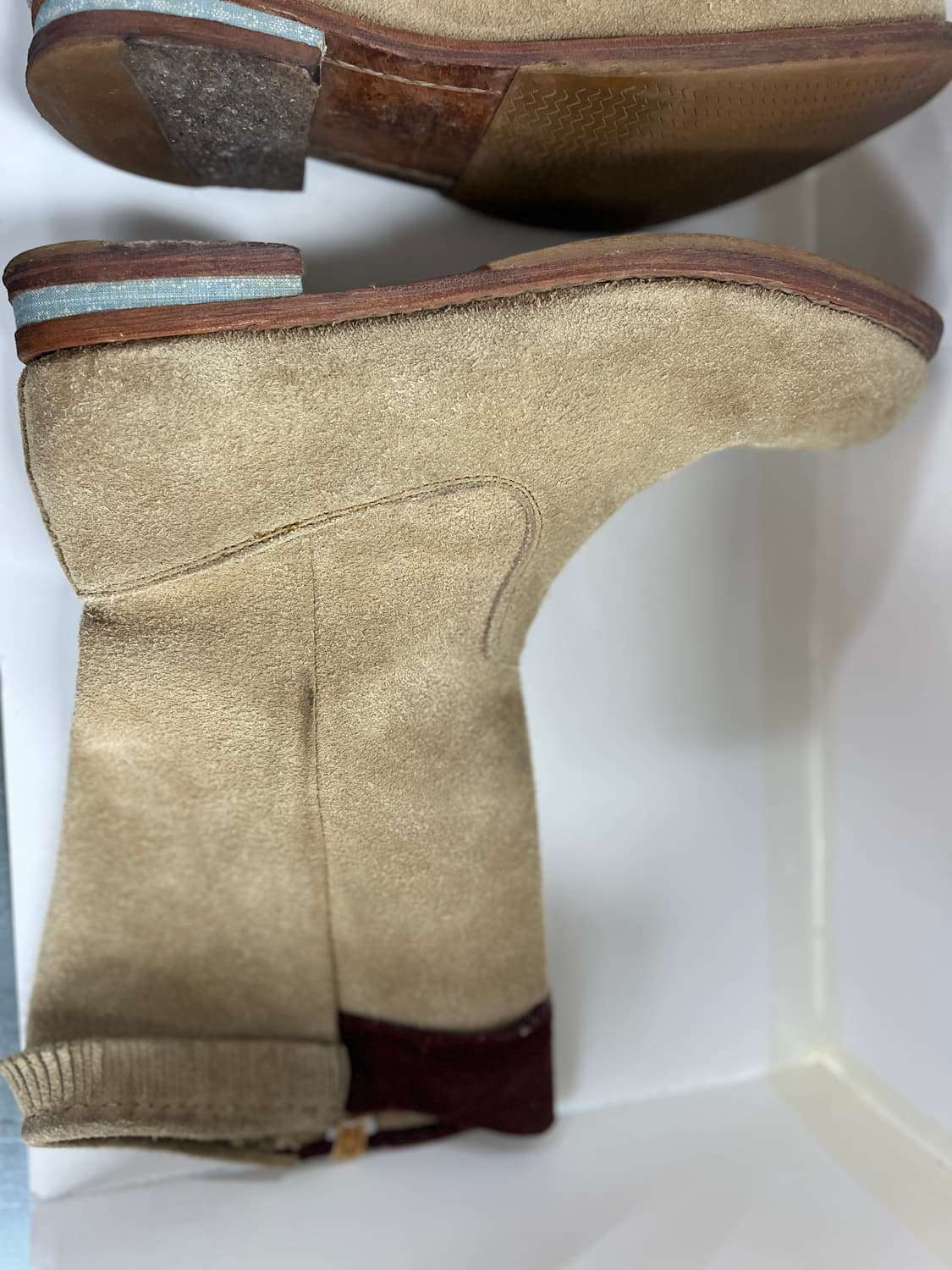 비즈빔 베이지 스웨이드 와바나키 SUTAIO 부츠 9.5 FIL매장 별주 상품이미지7