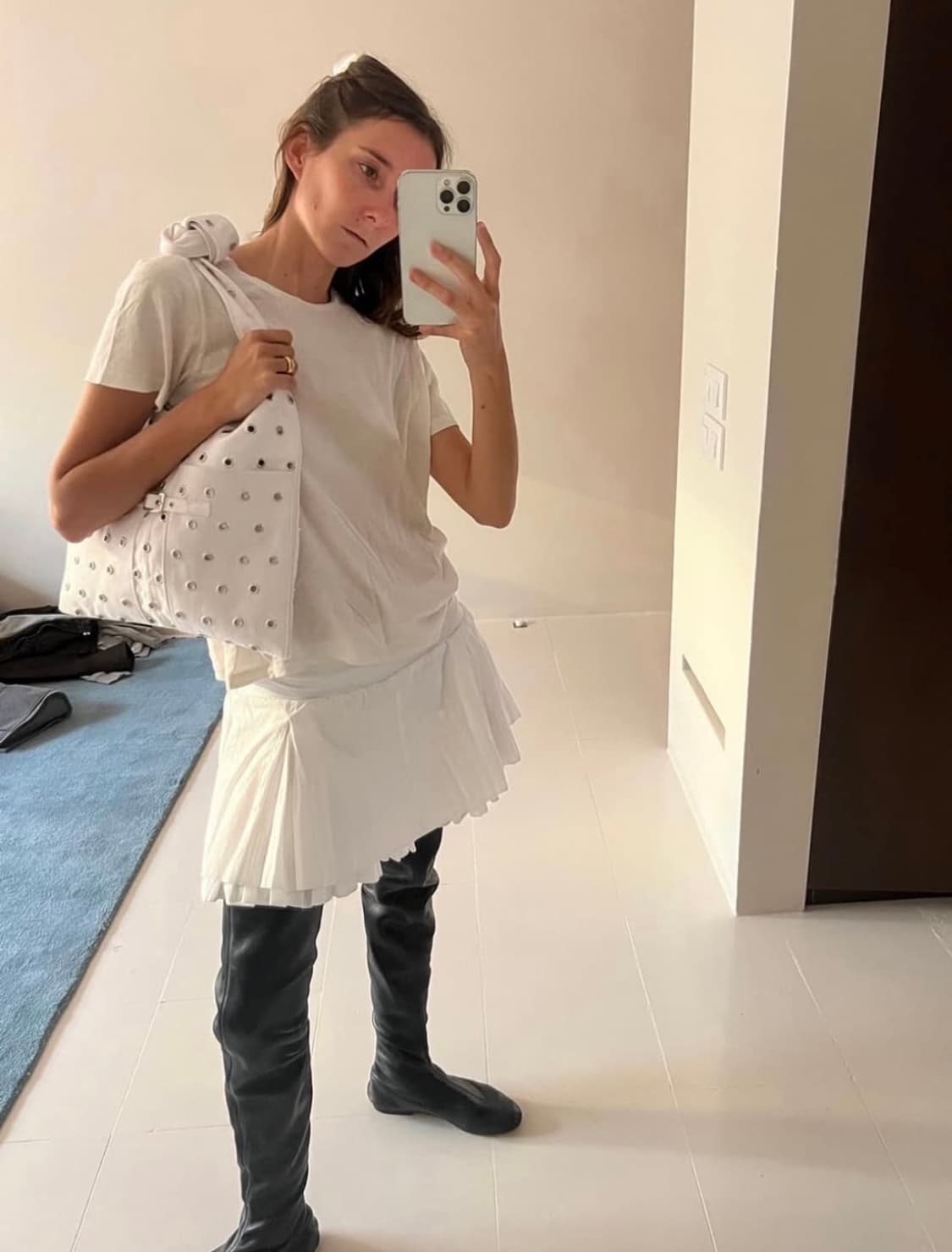 Gimaguas 기마구아스 화이트 캔버스백 숄더백 크로스백 상품이미지2