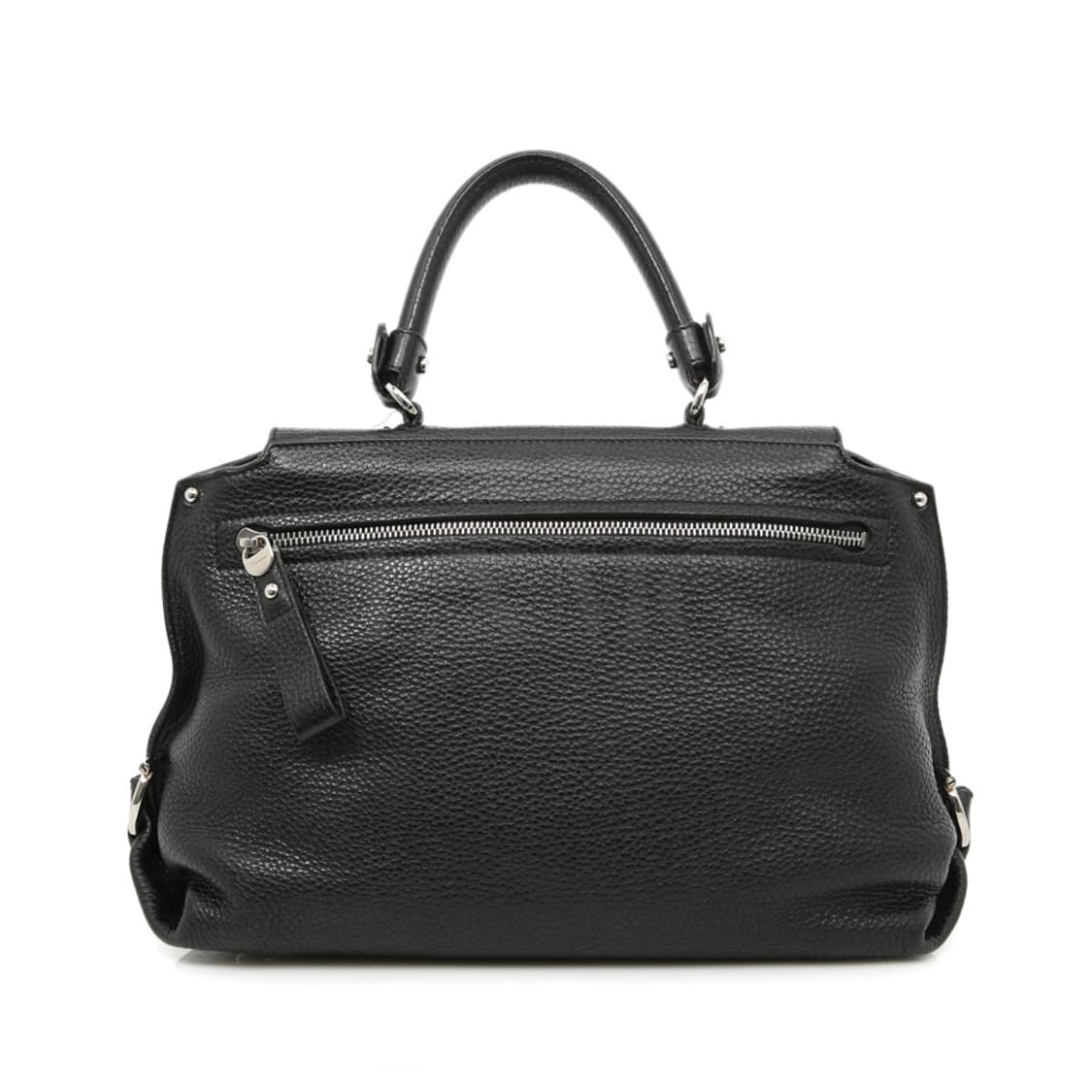 페라가모 소피아 블랙 간치니 토트 플랩 숄더백 21-A896 상품이미지4