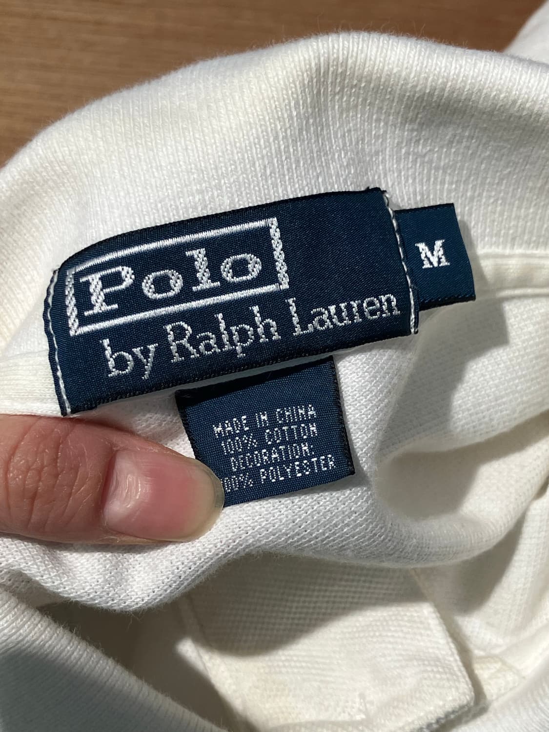 Polo Ralph Lauren 빅포니 스위스 패치 카라 반팔티 M 상품이미지3