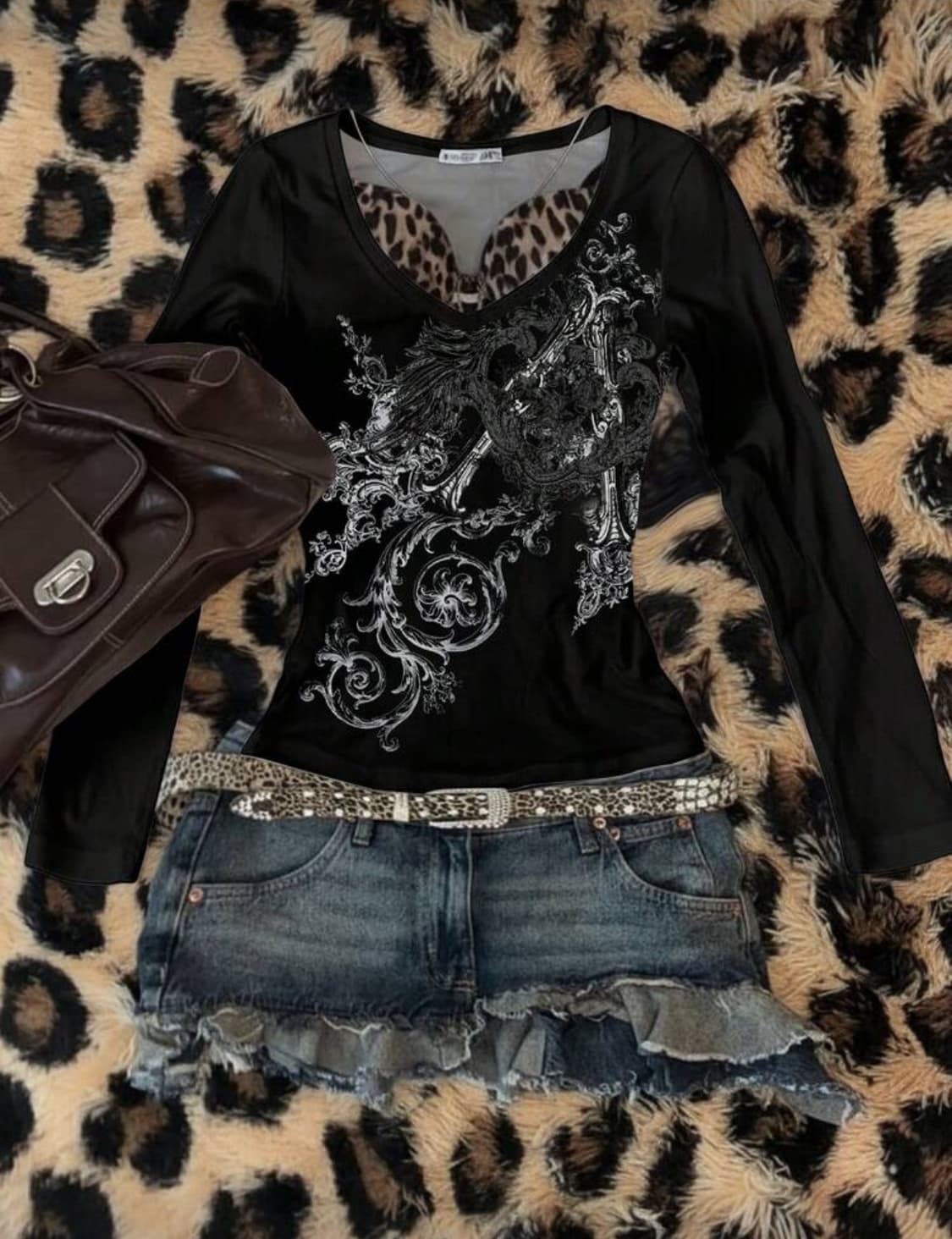 일본 빈티지 오네갸루 긴팔티 상품이미지1