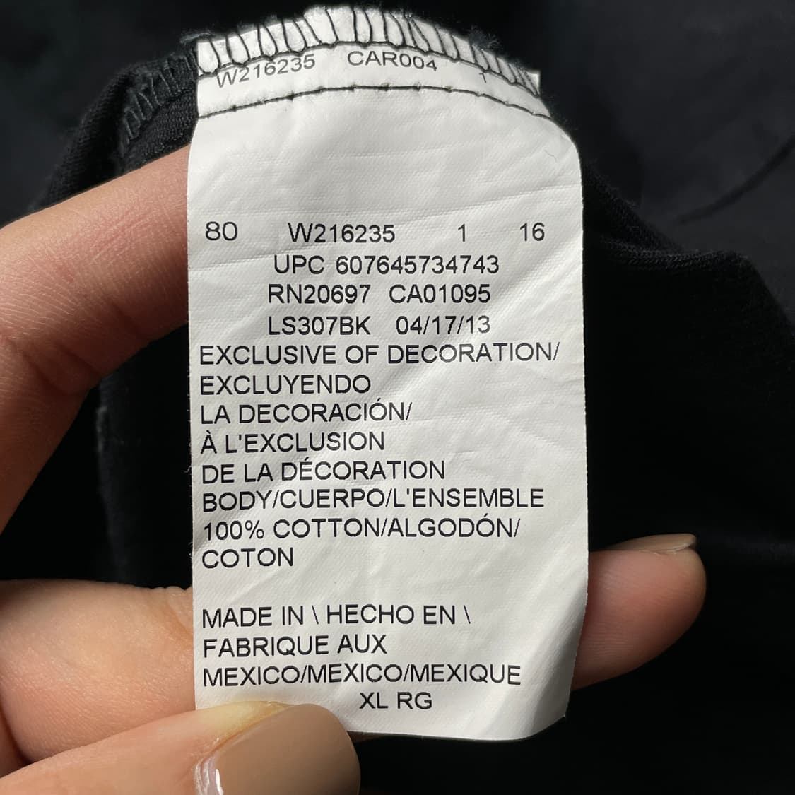 DICKIES 디키즈 빈티지 블랙 코튼 워크 셔츠 A00908 상품이미지10