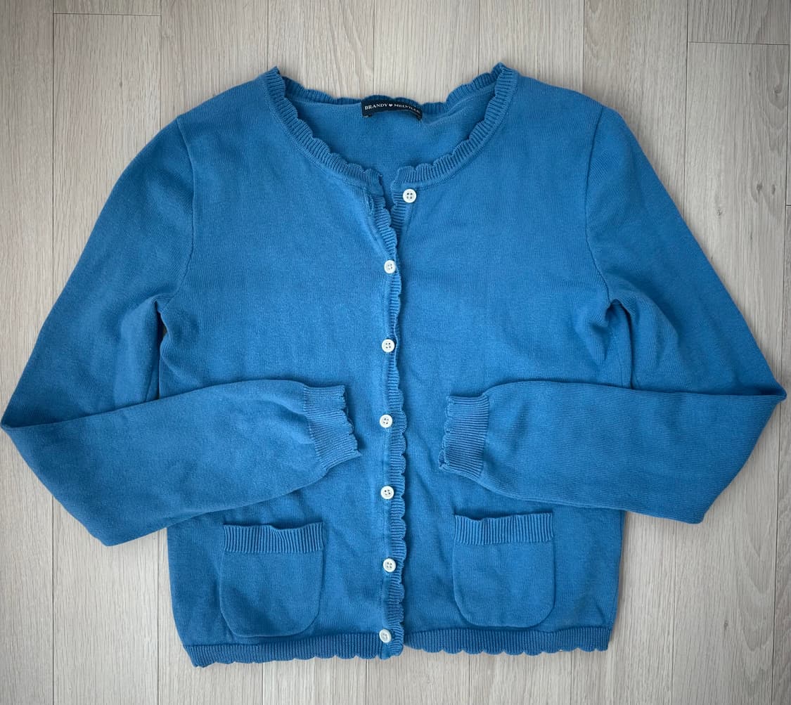 Brandy melville 브랜디멜빌 zoe 가디건 [블루] 상품이미지3