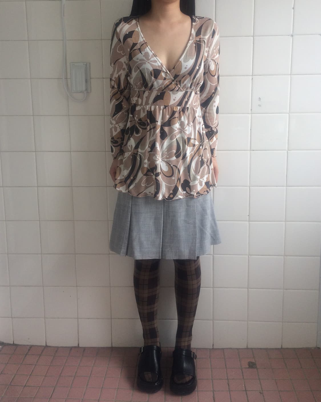 Pattern point sleeve 상품이미지1