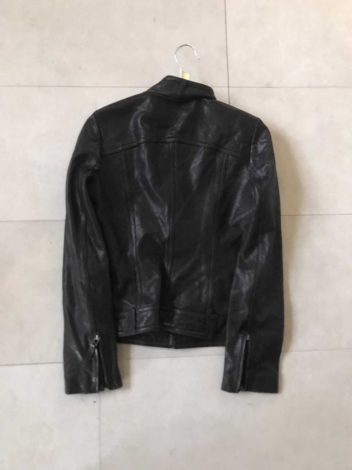 차이나카라 블랙 양가죽자켓 상품이미지10