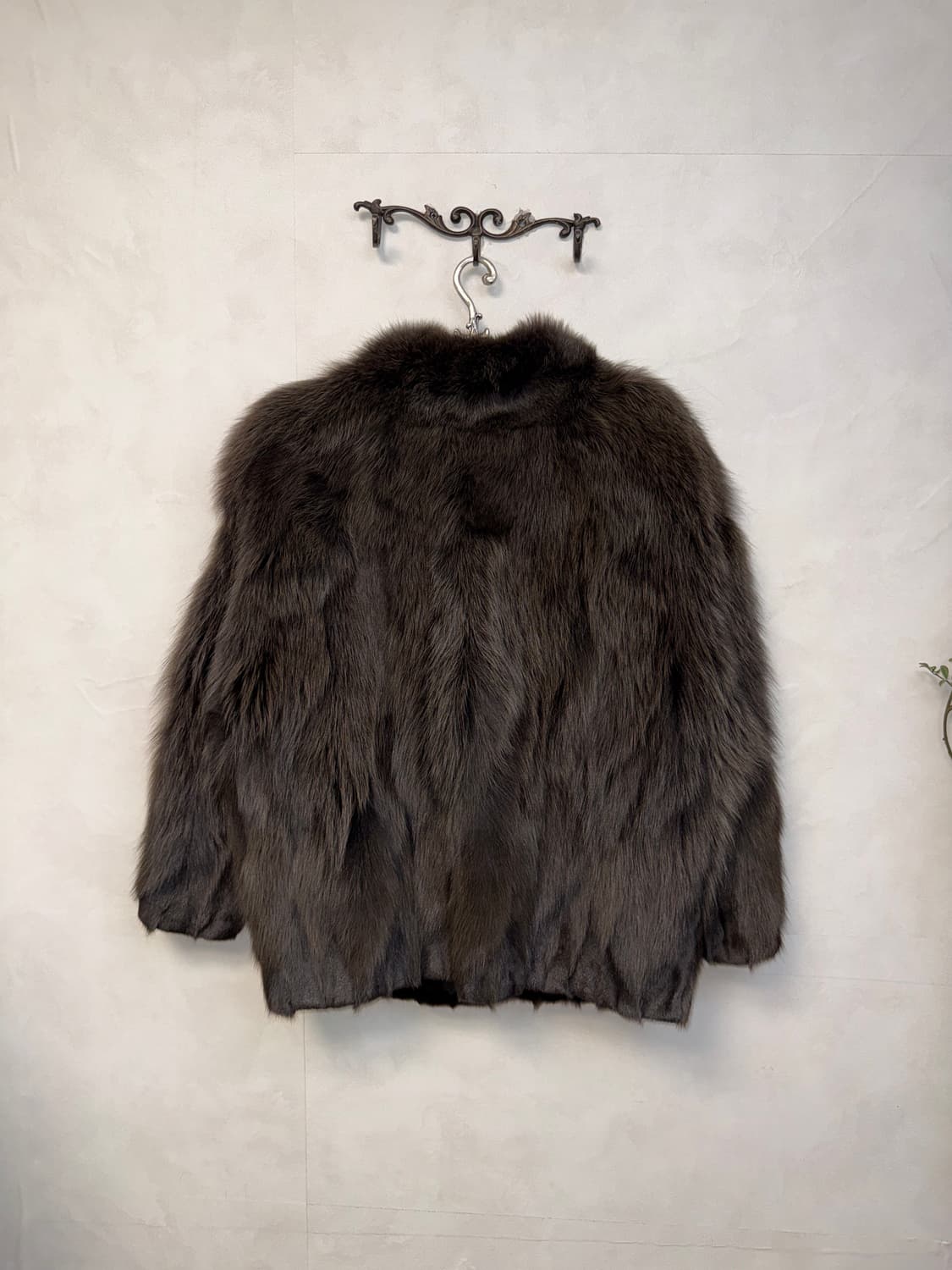 SAGA FOX ash brown fox fur coat jacket  상품이미지3