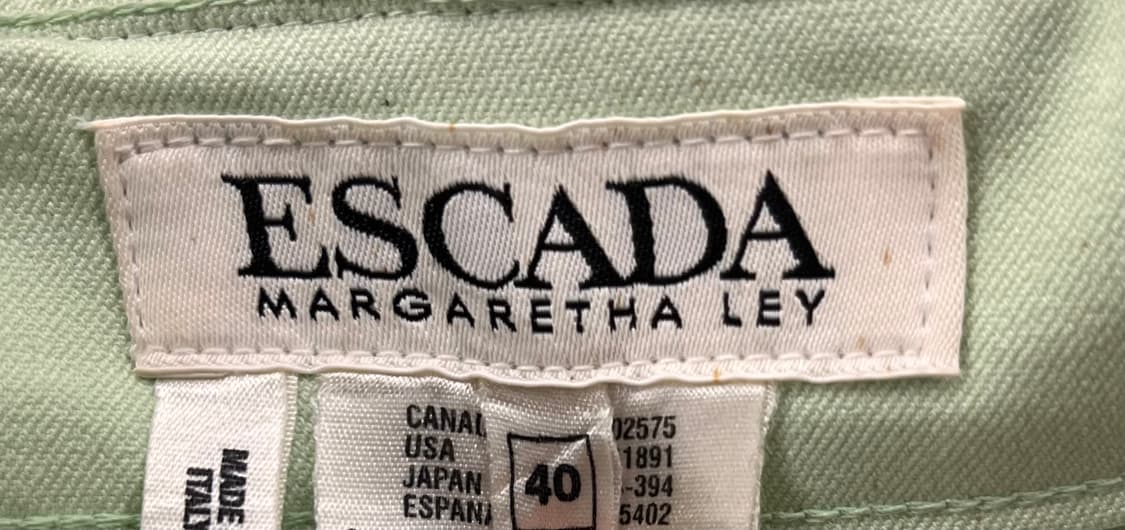 에스카다 마가레타 레이 여성 바지 40 연두색 상품이미지6