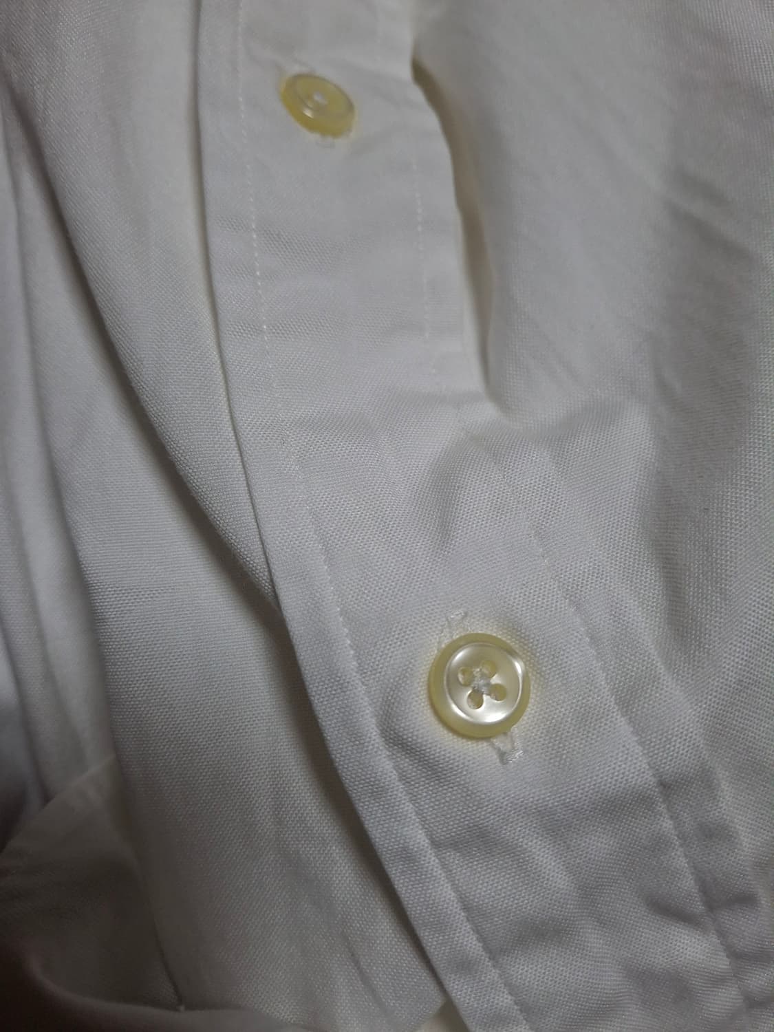 90s 랄프로렌 화이트 옥스포드 셔츠 야머스 핏 17/5 상품이미지7