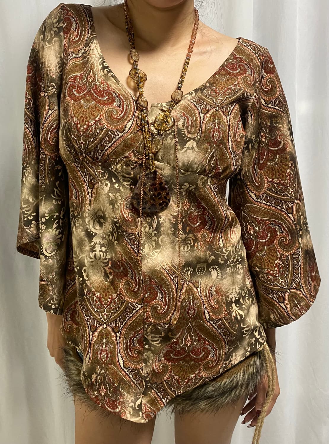 파우닝 빈티지 오리엔탈 페어리 블라우스 상품이미지1