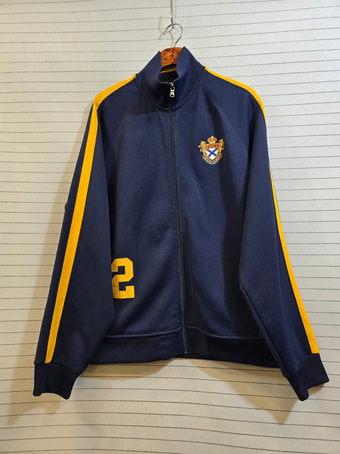 폴로 네이비/옐로우 트랙 자켓 상품이미지1