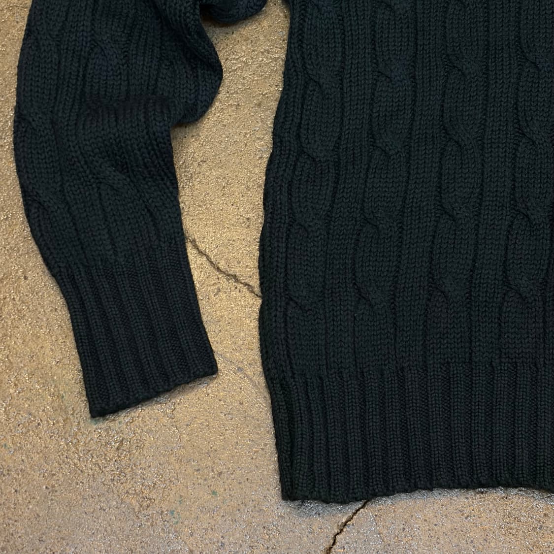 새상품급 90s USA 빈티지 폴로랄프로렌 브이넥 100% 울 니트  상품이미지7