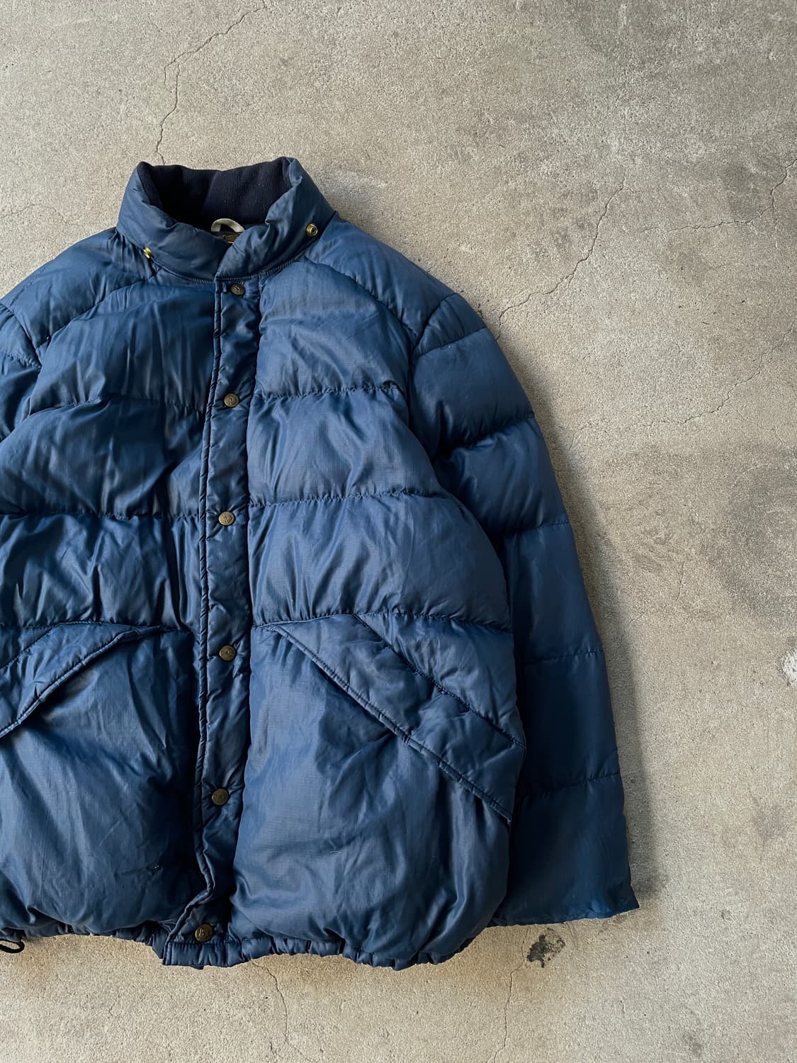 70s Eddie Bauer Goose Down Navy Blue  상품이미지3