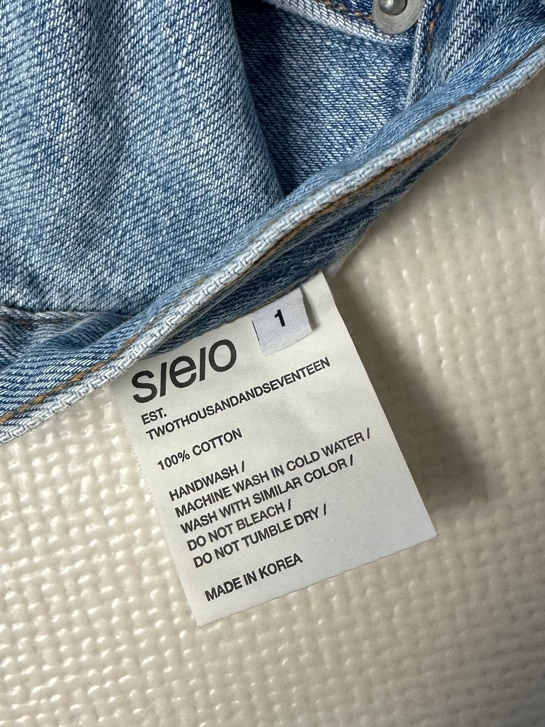 S.E.O 데님 카고팬츠 상품이미지7