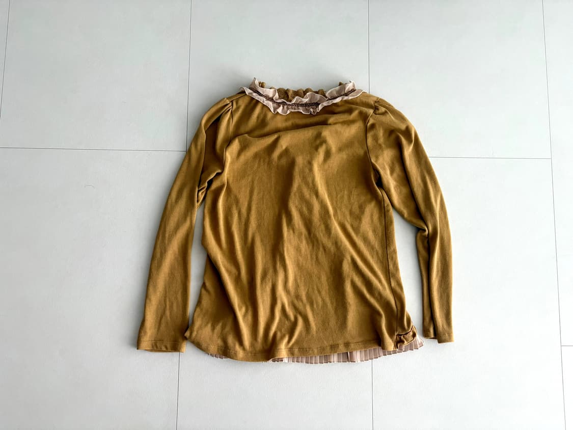 retro lace collar top 상품이미지3