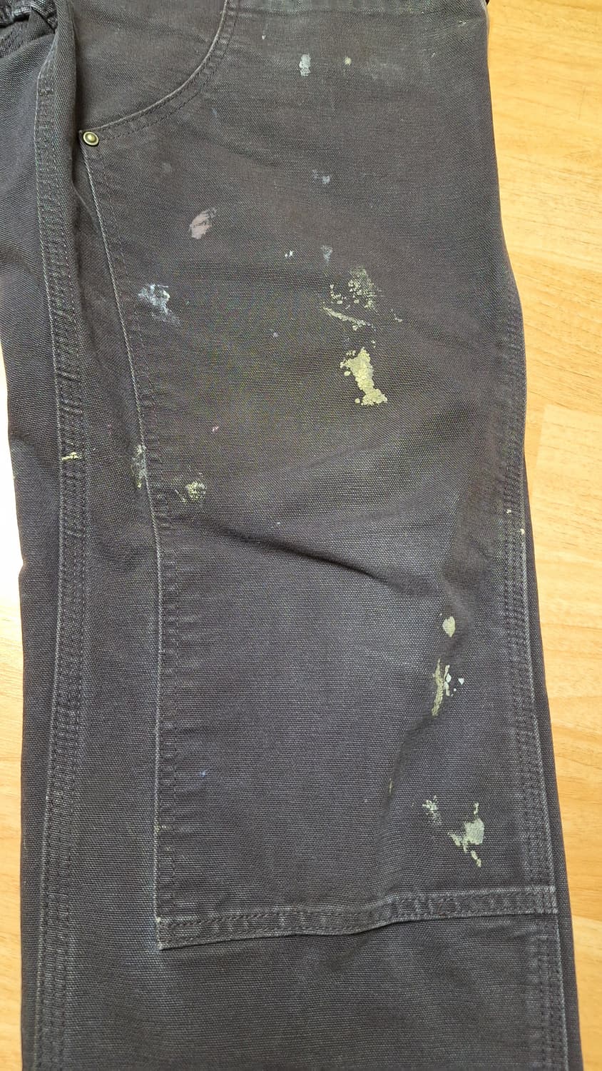 빈티지 칼하트 더블니 다크브라운 워크팬츠 상품이미지5