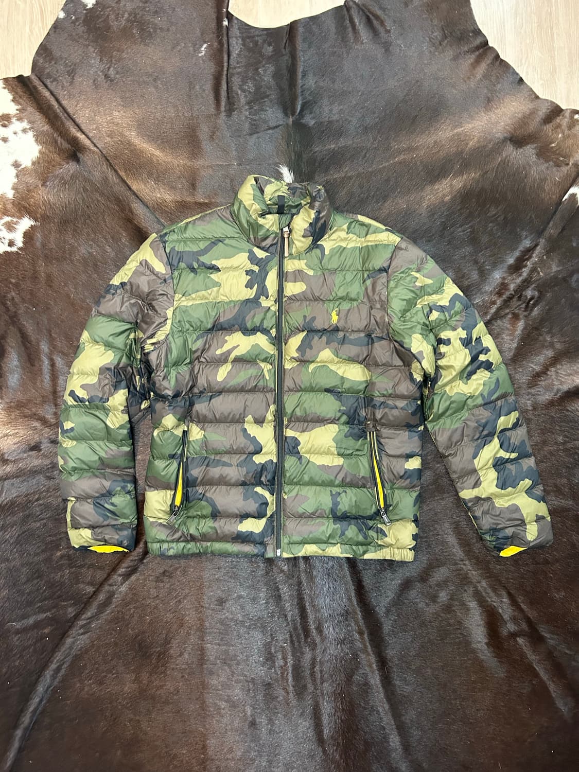 랄프로렌 폴로 카모플라쥬 경량 패커블 패딩자켓 M 상품이미지1