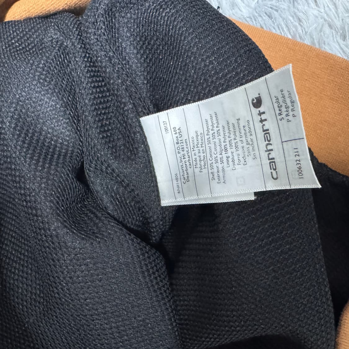 칼하트 후드집업 레인디펜더 S사이즈 (실착 100사이즈) 상품이미지4