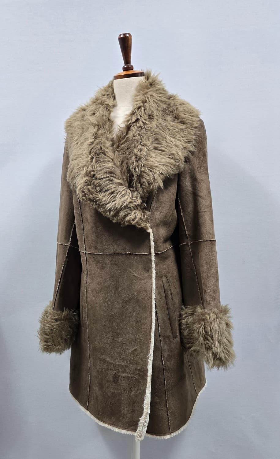 캘빈클라인 내추럴 스카 무스탕 코트 M 상품이미지1