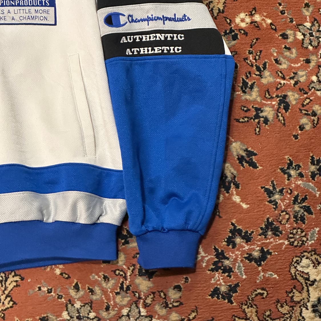 챔피온 90s 올드스쿨 트랙탑 자켓 USA (L) 상품이미지5