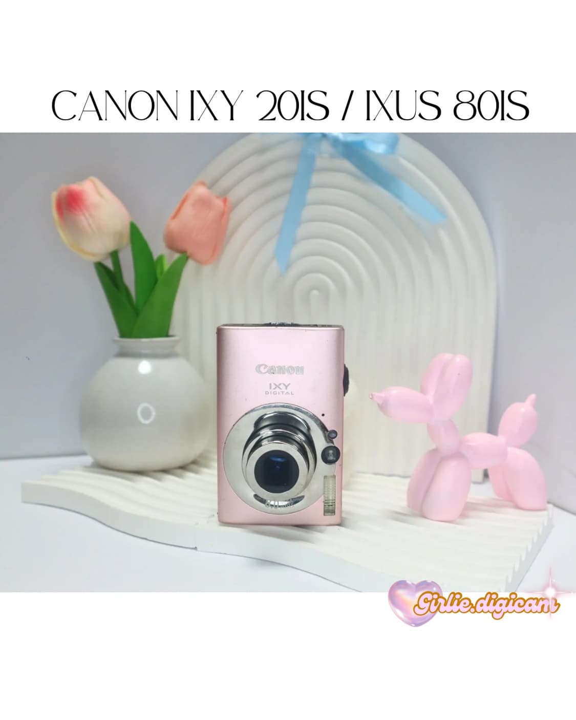 초희귀 리사 핑크디카!) 캐논 익서스 80 IS / 익시 20IS 상품이미지1