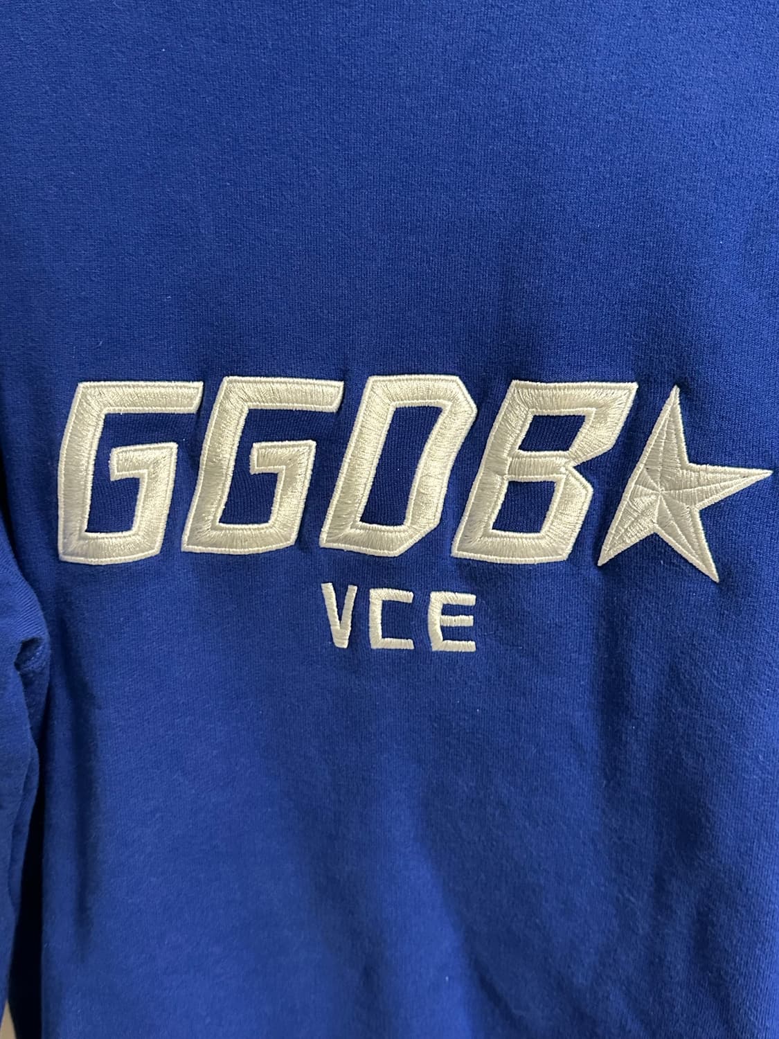 골든구스 맨투맨 XL 블루 상품이미지2