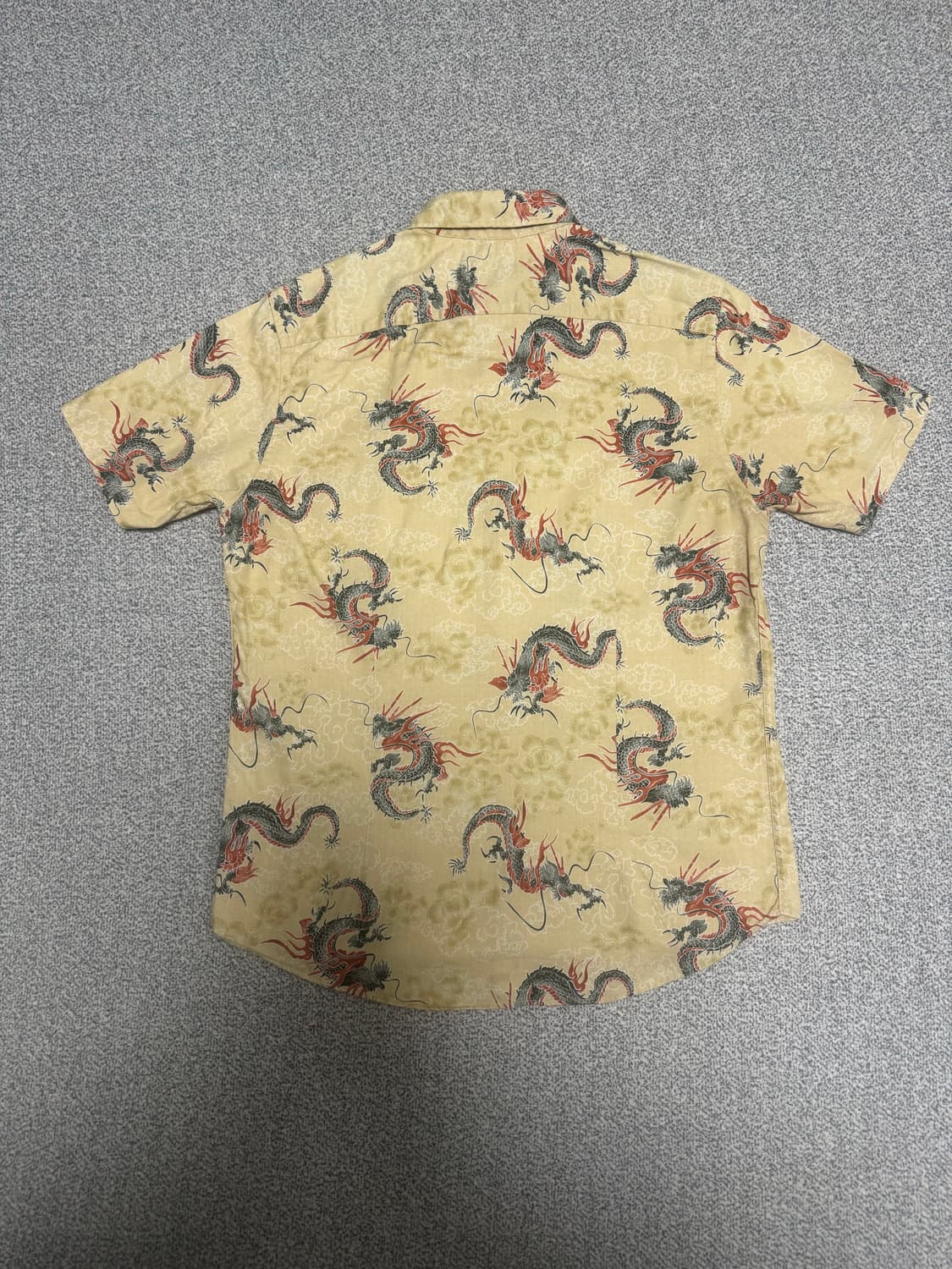 •Japanese Vintage 드래곤 패턴 반팔 셔츠 상품이미지2