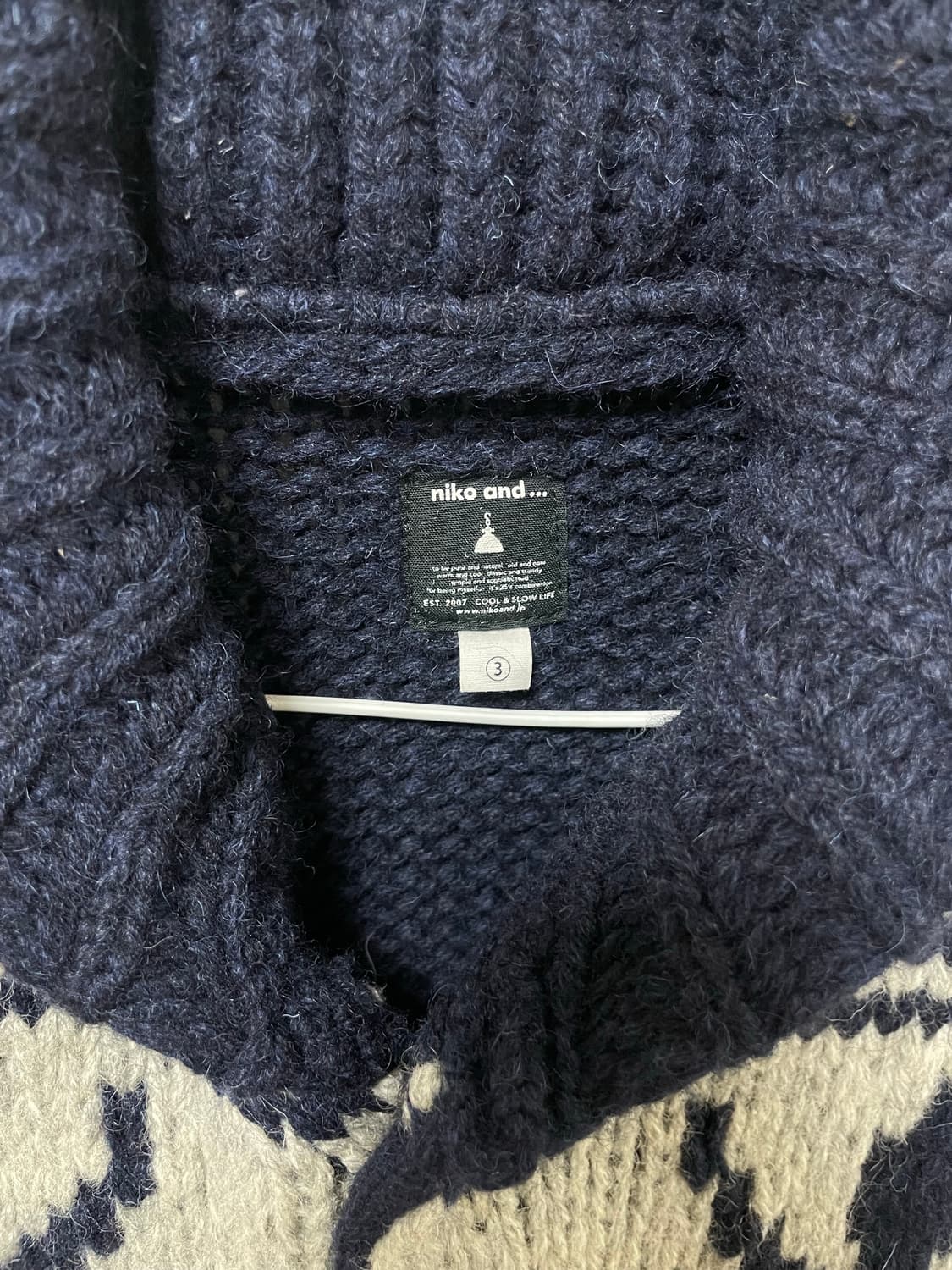 니코앤드 코위찬 울 니트 베스트 상품이미지3