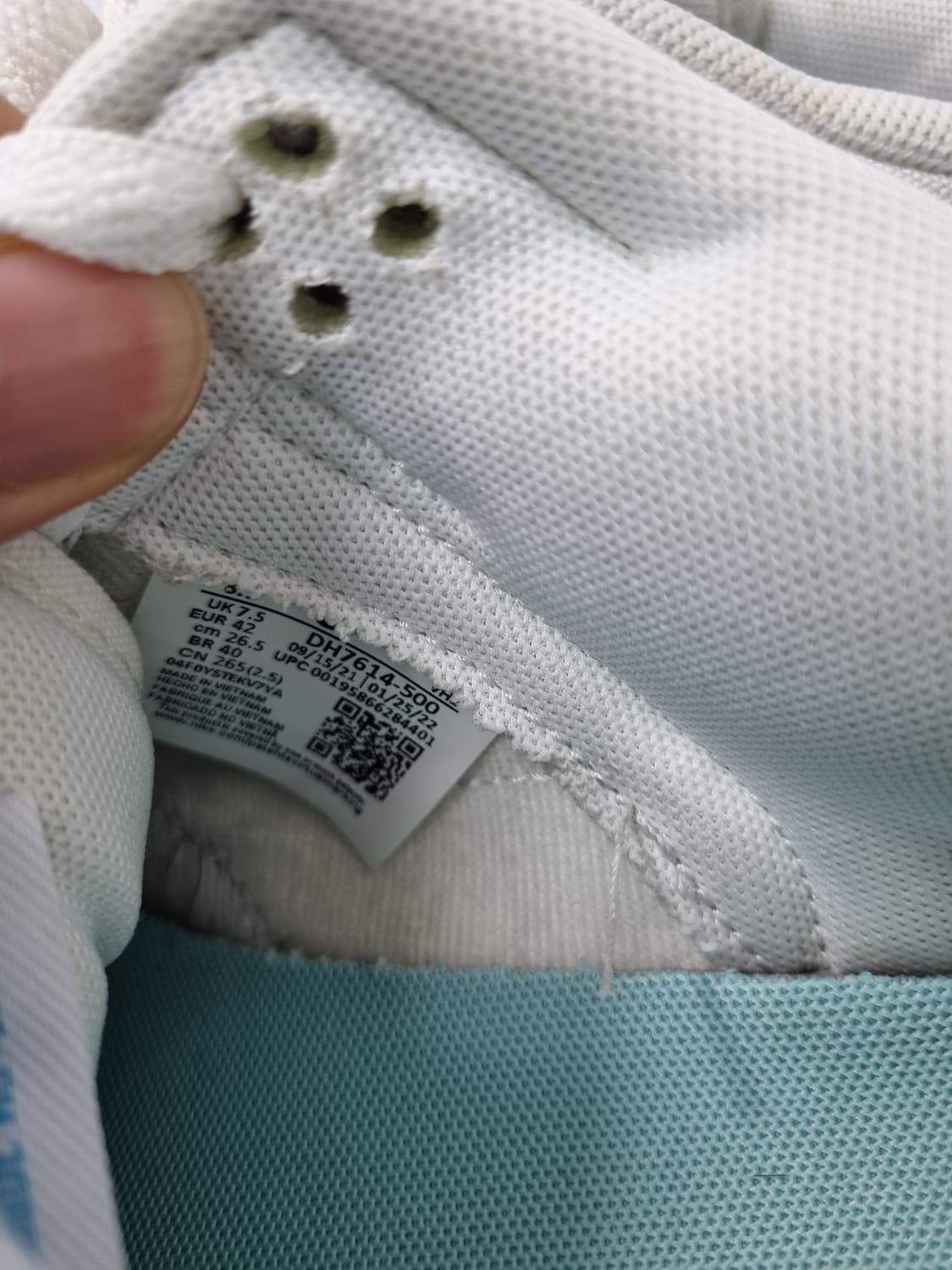 265 나이키 덩크 로우 바버샵 그레이 스니커즈 상품이미지7