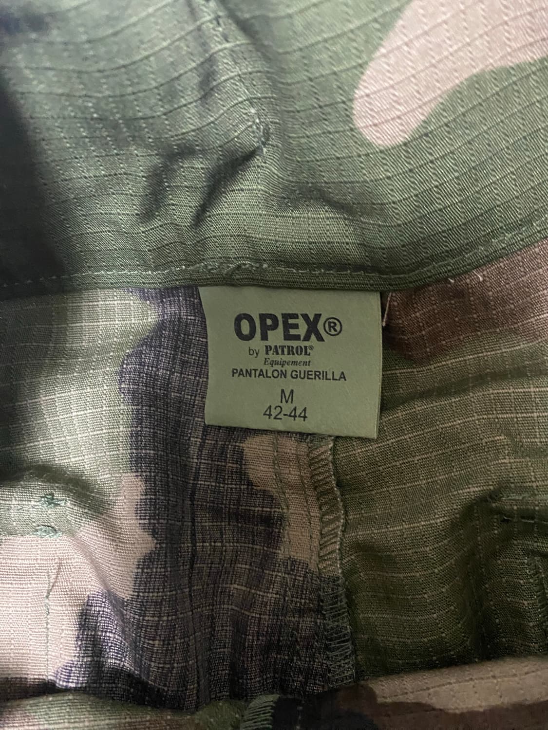 OPEX 프랑스군 민수용 CCE 카모 게릴라 팬츠 상품이미지3