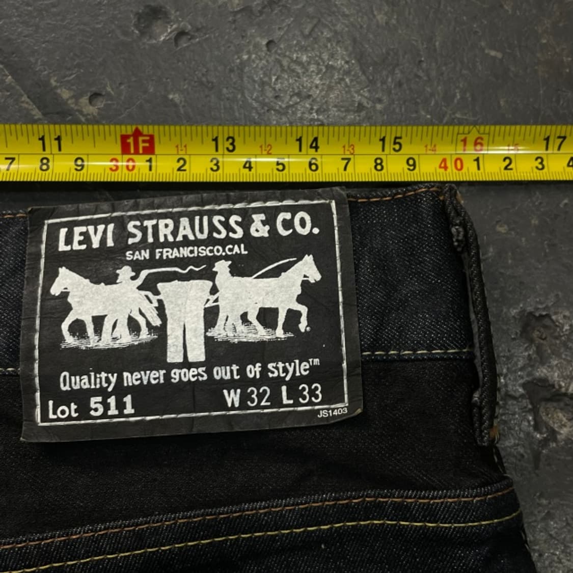 32 리바이스 511 인디고 데님팬츠 상품이미지9