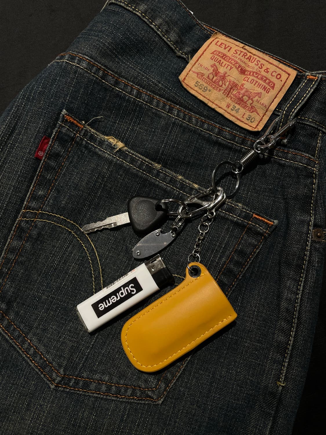 Yellow point keyring 상품이미지1