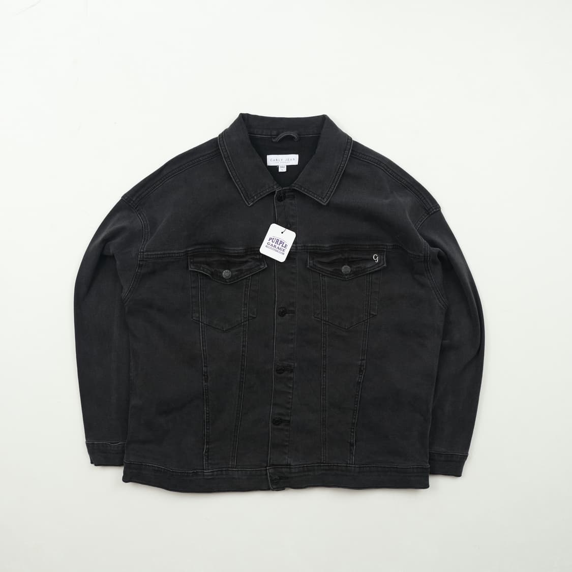 빈티지 청자켓 블랙 XL A1025 상품이미지1