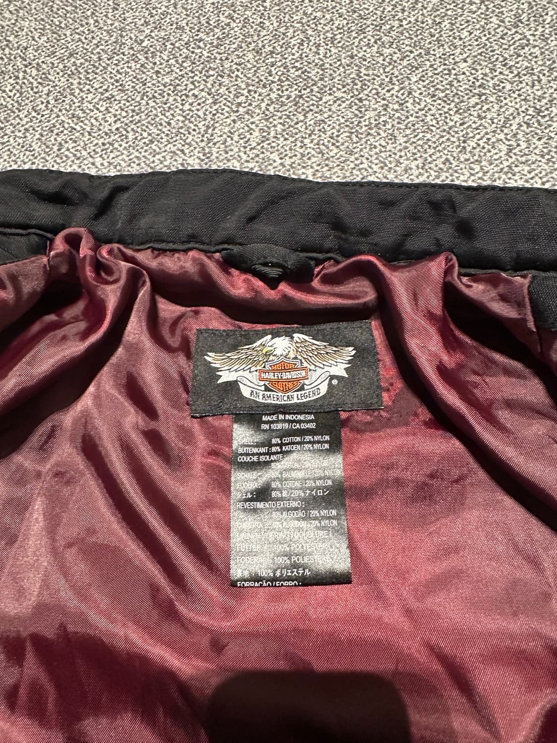 할리데이비슨 여성 나일론 라이더 자켓 s 상품이미지8