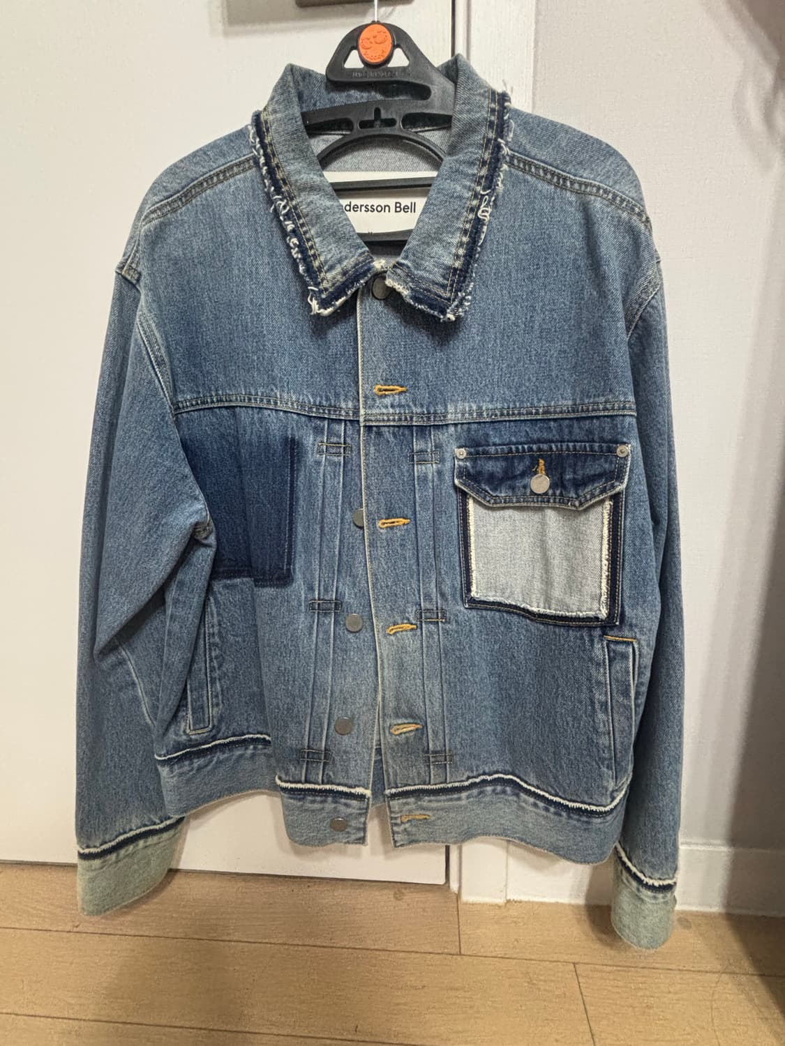 앤더슨벨 로우컷 워시드 데님자켓 상품이미지3