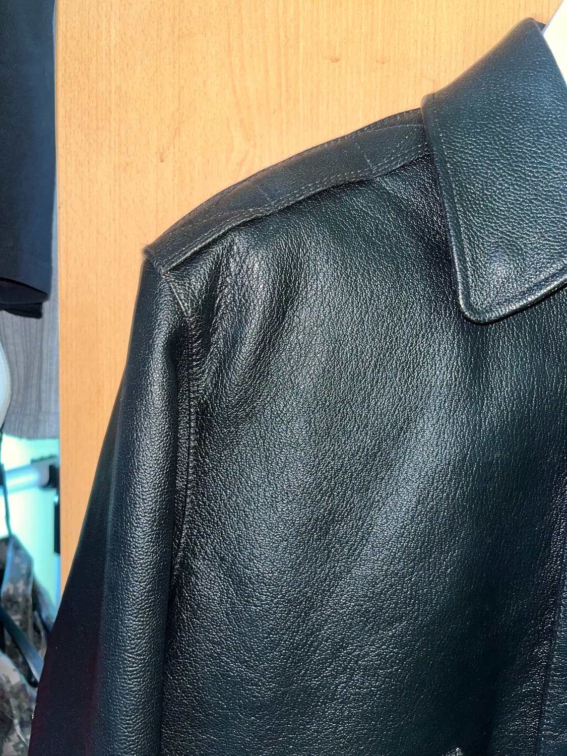 (M) 쿠어 고트스킨 A-2 가죽자켓  상품이미지4