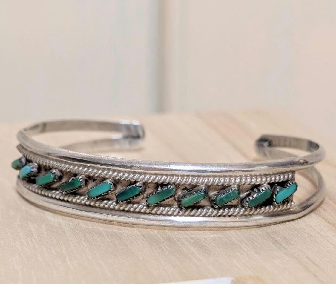 네이티브 아메리칸 터키석 뱅글 상품이미지1