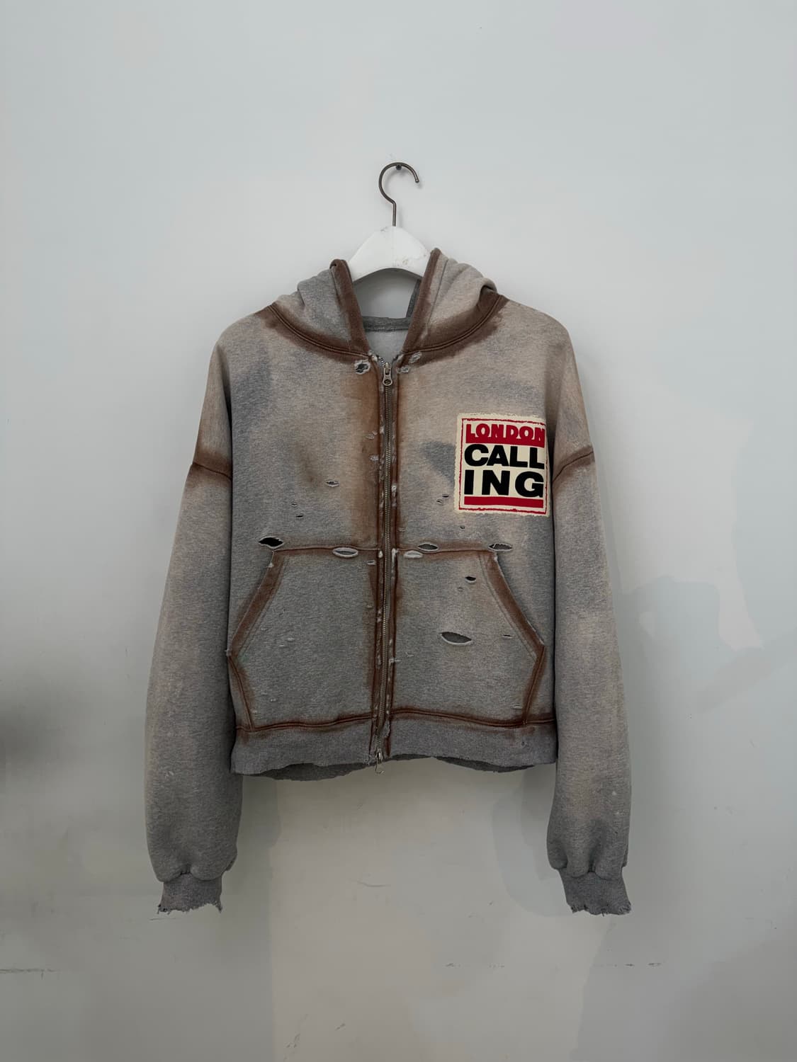 빈티지 후드집업(기모) 상품이미지1