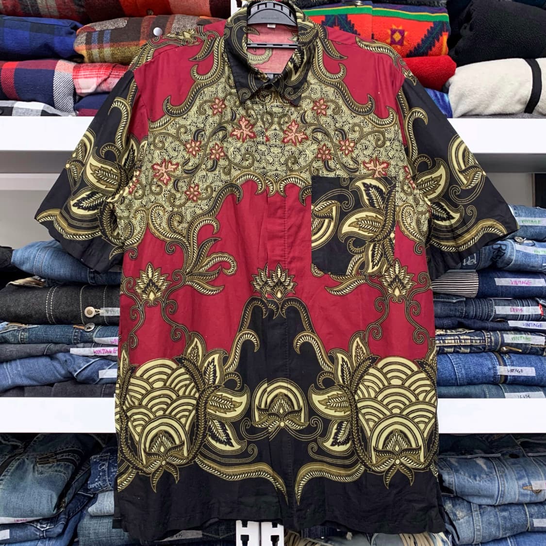 [XL] VTG 멀티패턴 셔츠 상품이미지2