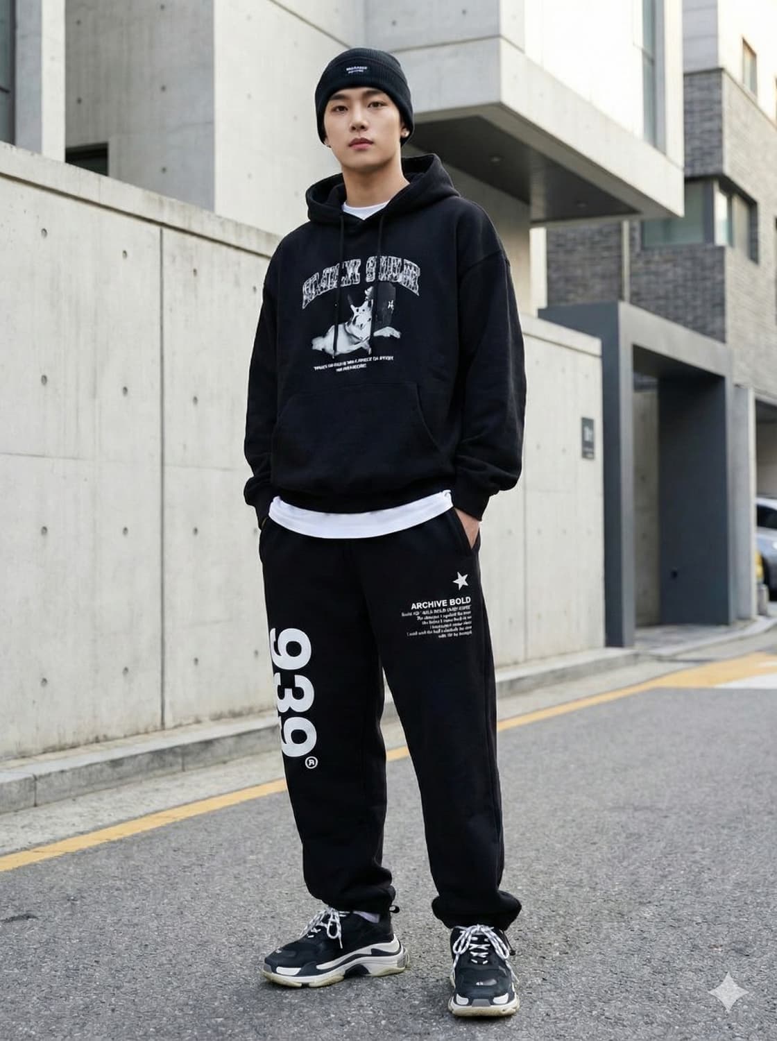 아카이브볼드 939 로고 스트링 스웻팬츠 상품이미지1