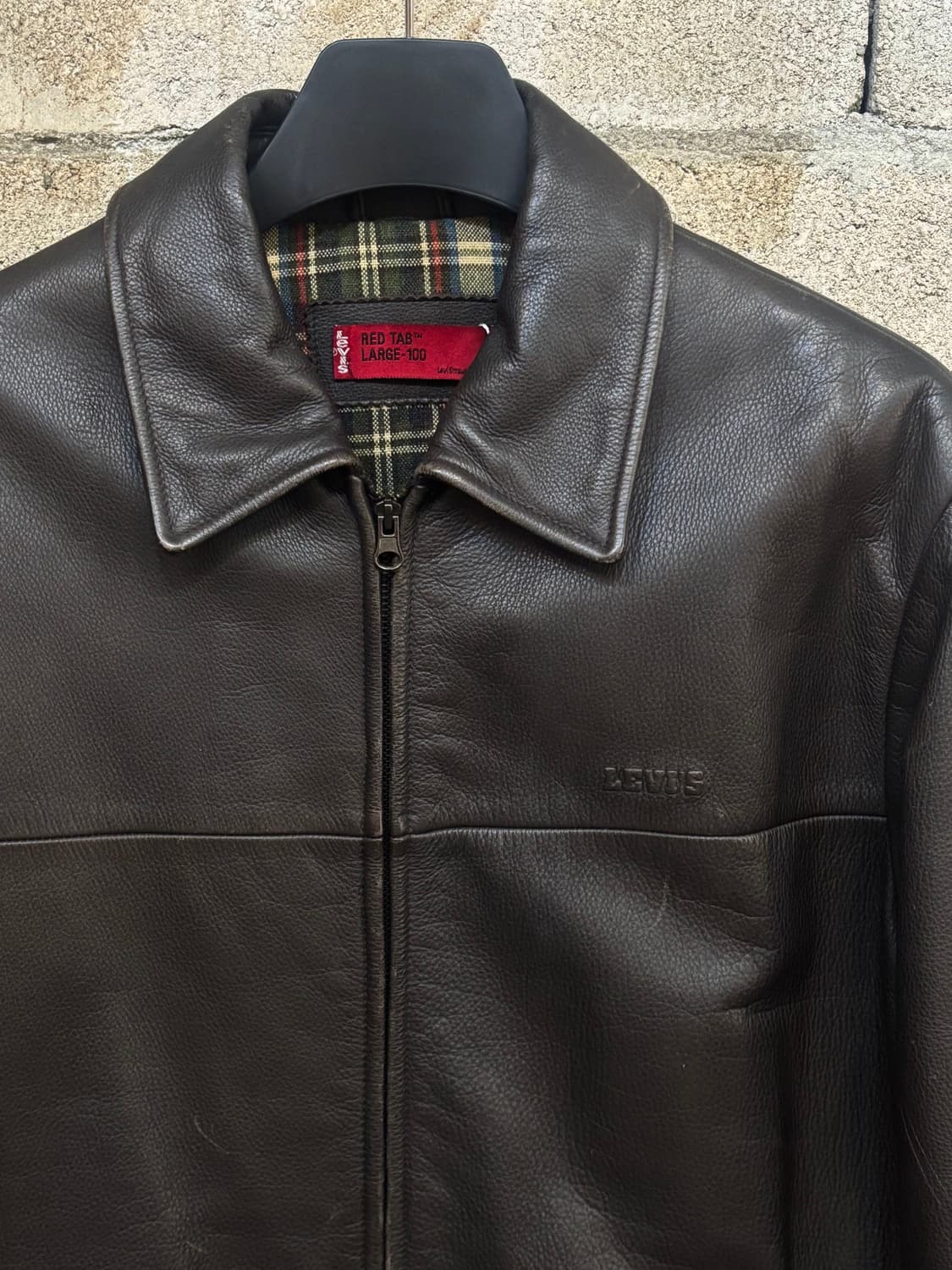 리바이스 레드탭 레더 집업 자켓 상품이미지4