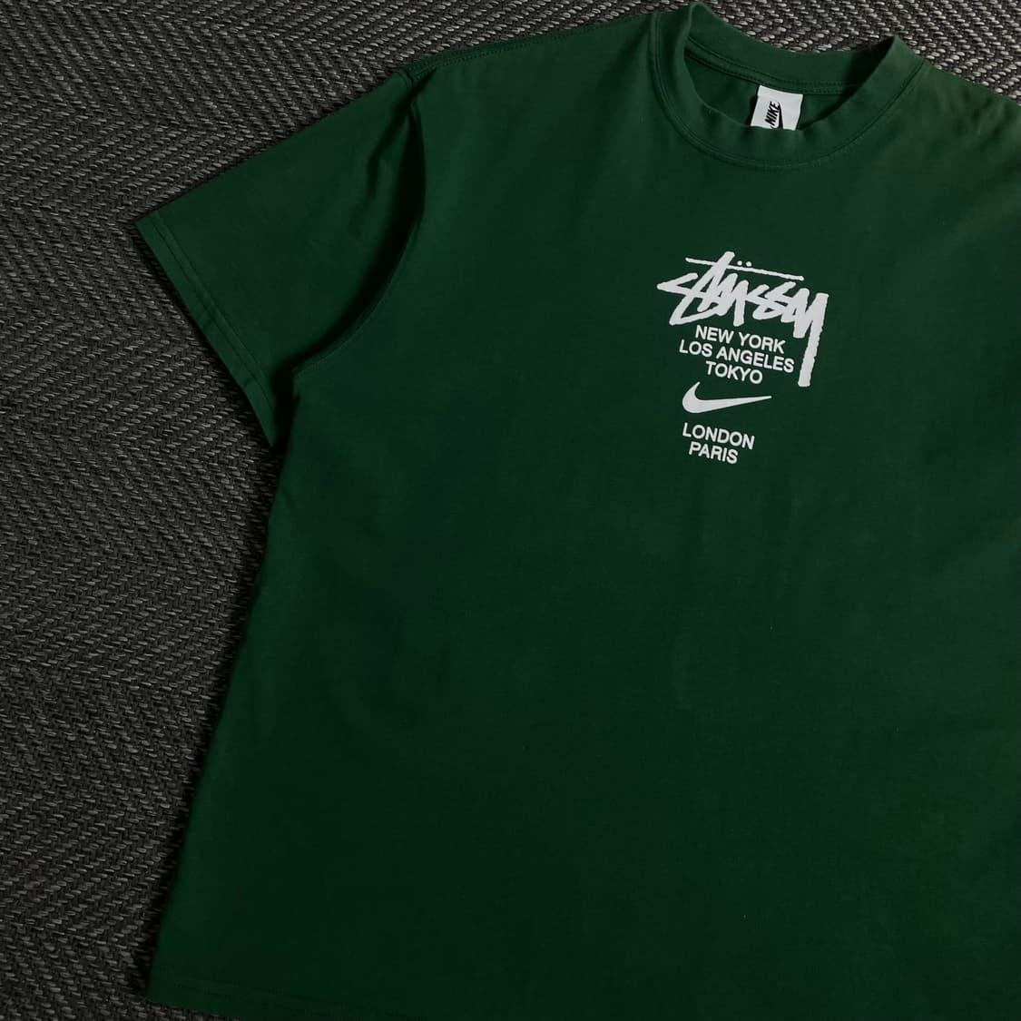 나이키 x 스투시 월드투어 티셔츠 그린y 3829 상품이미지4