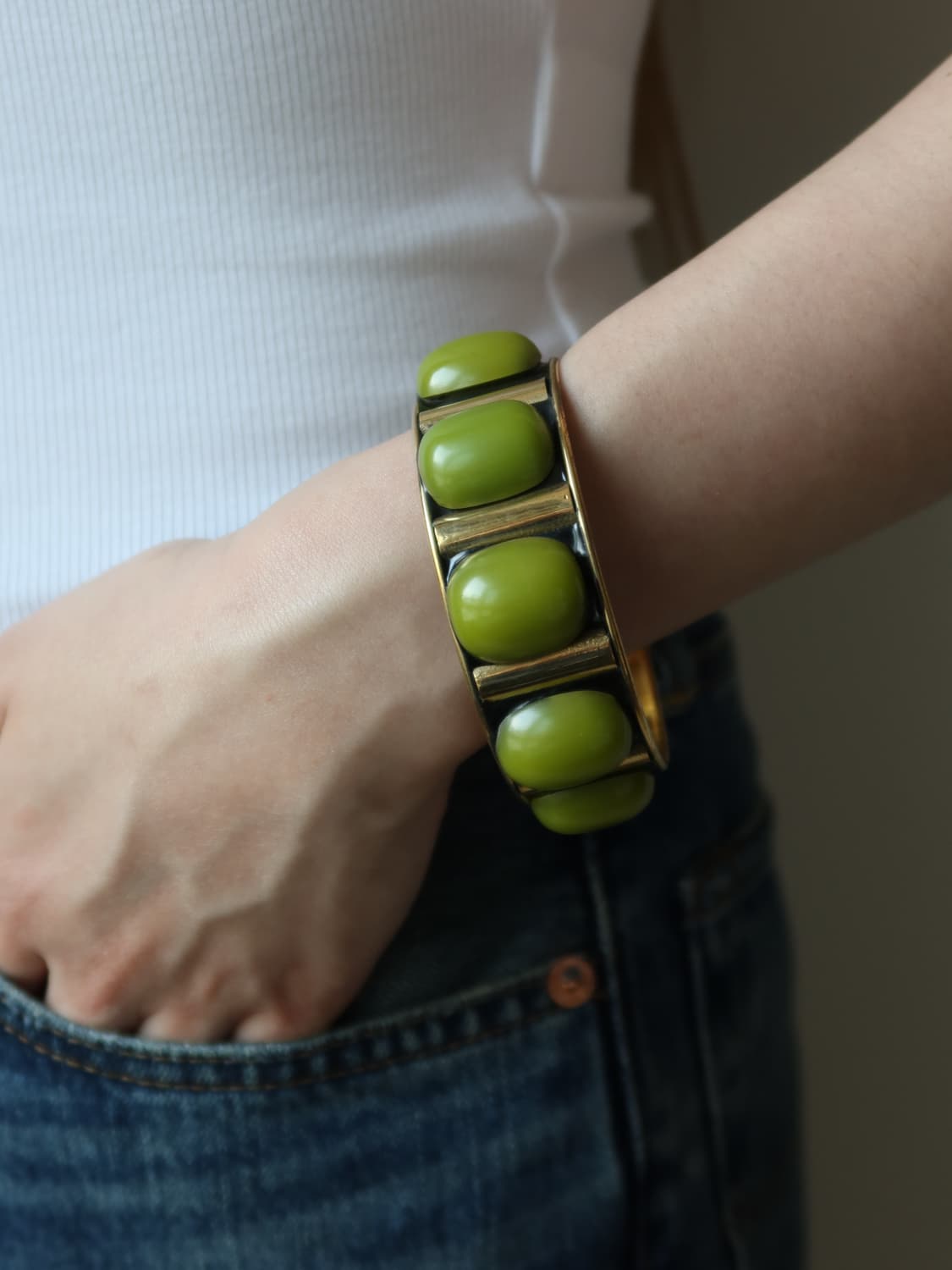 olive stone bangle 상품이미지4