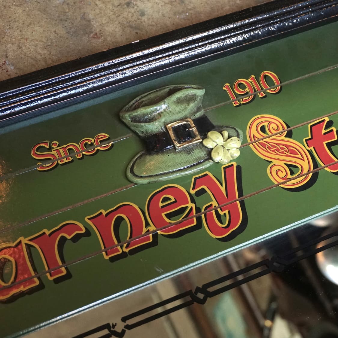 빈티지 소퓸 Blarney Stone 펍 거울액자 상품이미지5