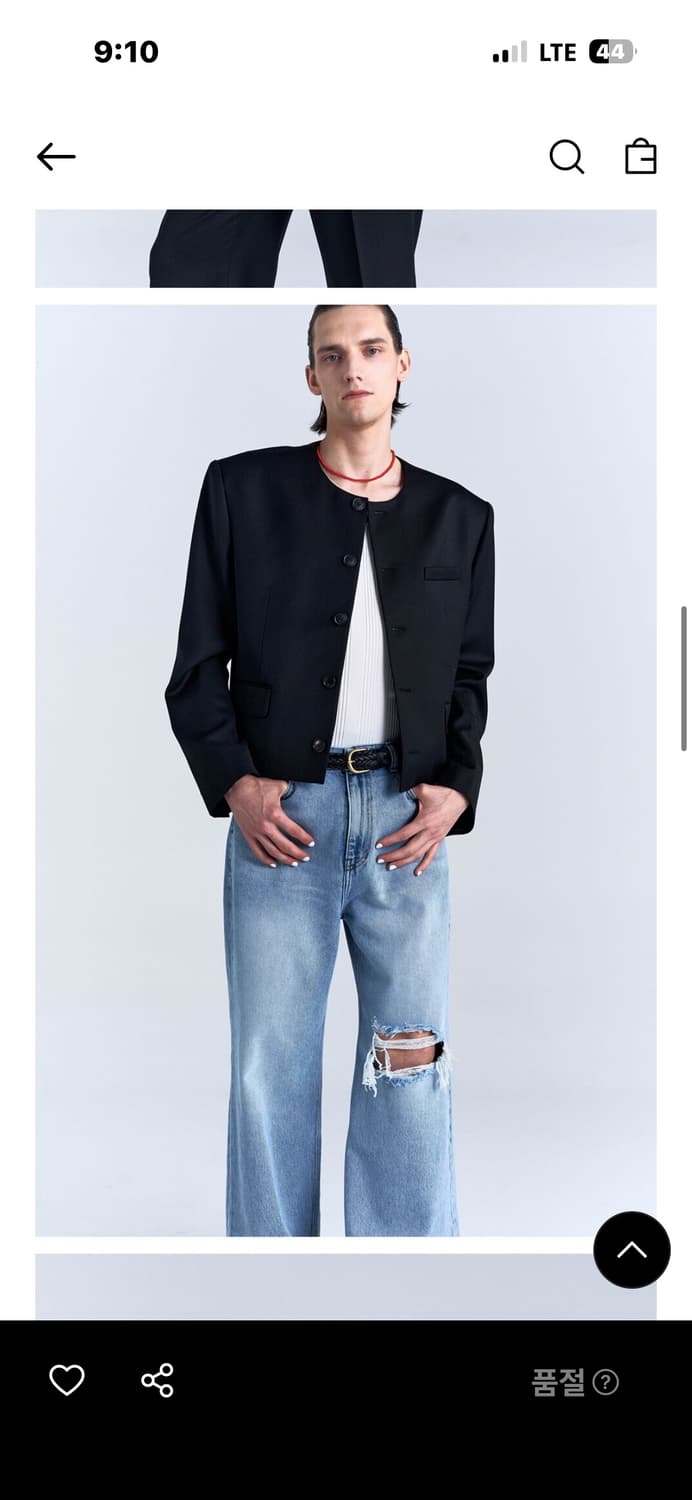 노이스 퓨어 카라 자켓 구매 원합니다. 상품이미지2