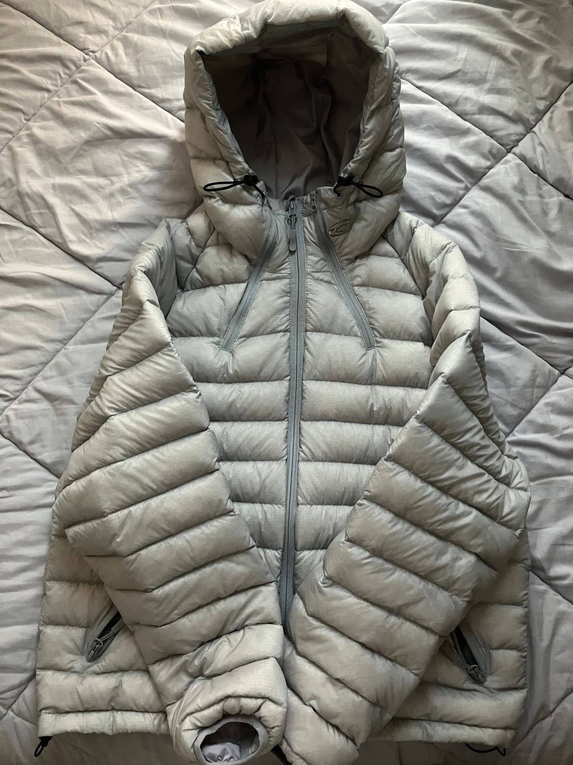 르렌느 경량 패딩 그레이 상품이미지2