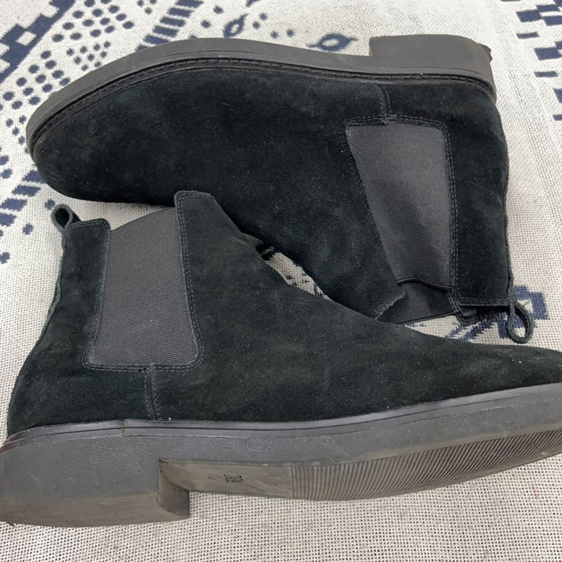 자라 ZARA 스웨이드 블랙 첼시부츠 275 X01015 상품이미지3