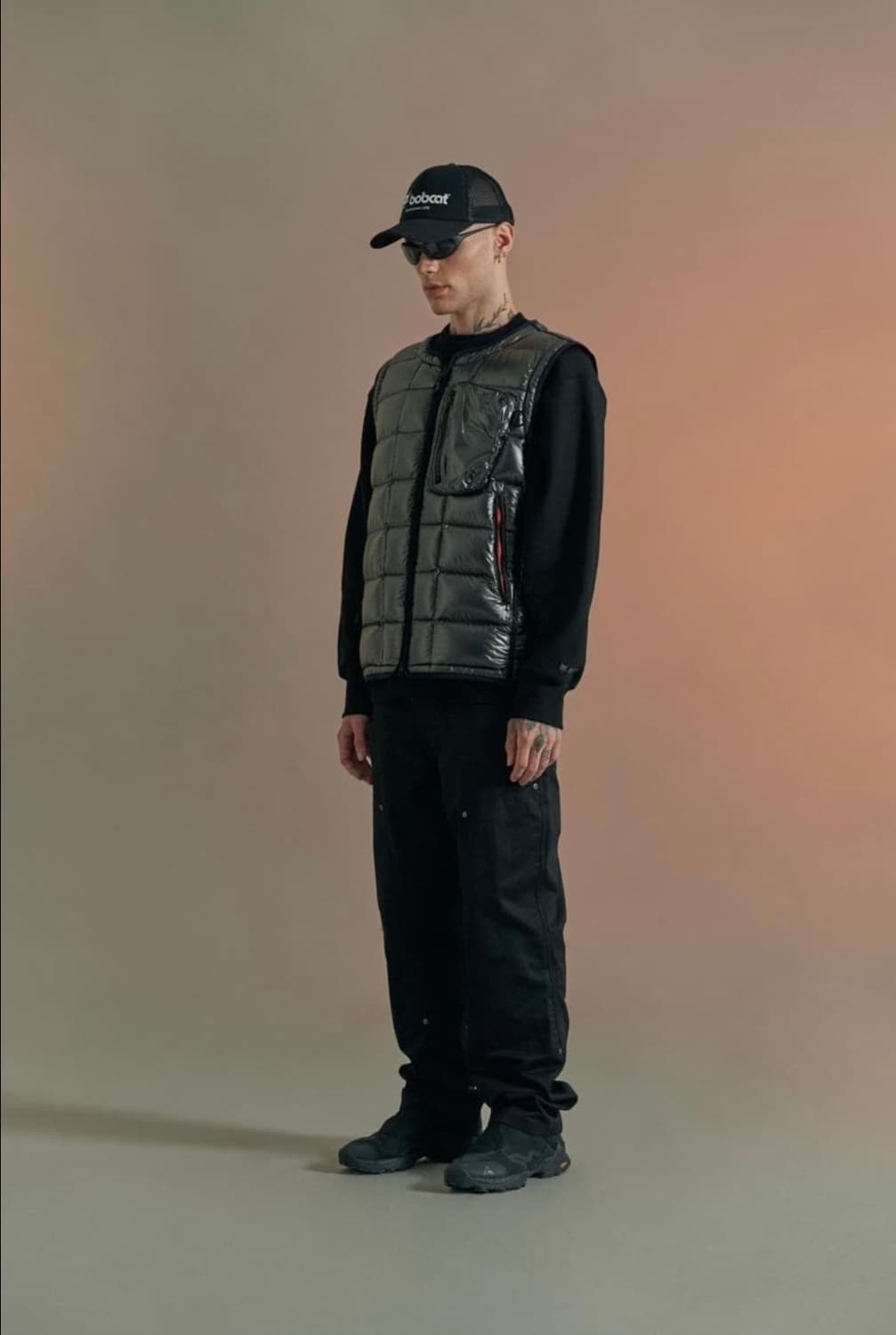 밥캣 어패럴 경량패딩 m 상품이미지3