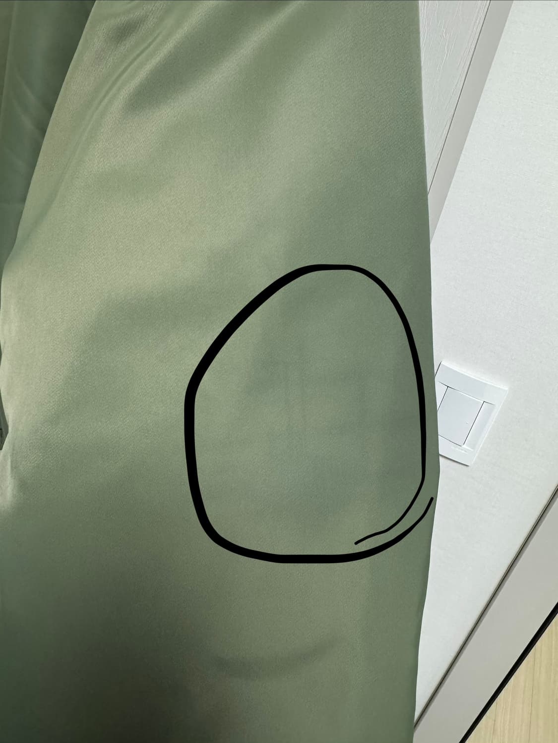 (os) 논노드 러스터 봄버 재패니스 새틴 카키 상품이미지6