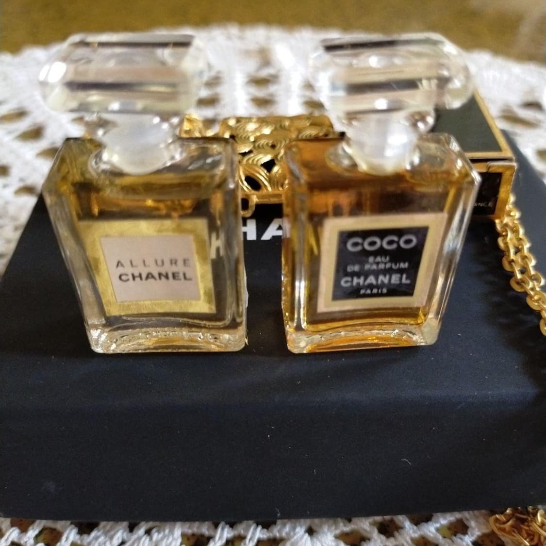 [정품] 초레어 샤넬뷰티 빈티지샤넬 알뤼르 향수목걸이 샤넬 퍼퓸 네크리스 상품이미지7