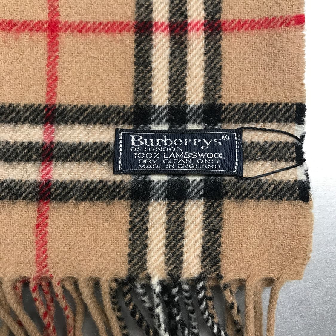 버버리 정품 램스울 머플러 베이지 상품이미지4